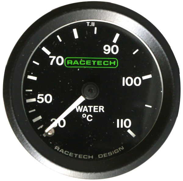 racetech Wasserthermometer, mechanisch,