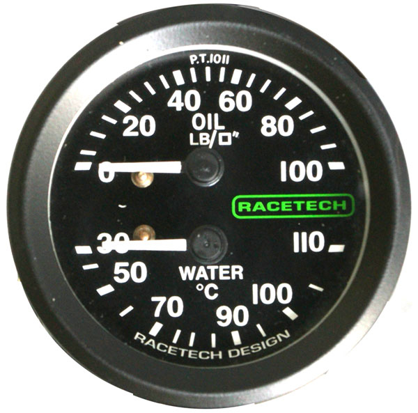 mechanische Öldruck- & Wassertemperaturanzeige